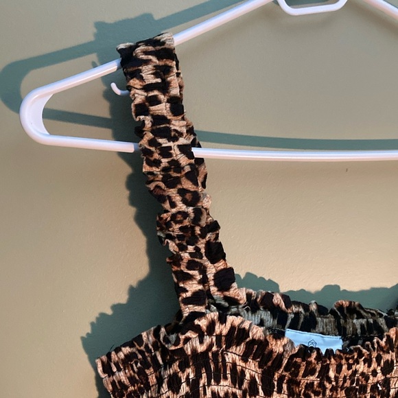 Kaffe Leopard Print Sleeveless Top - Picture 4 of 7